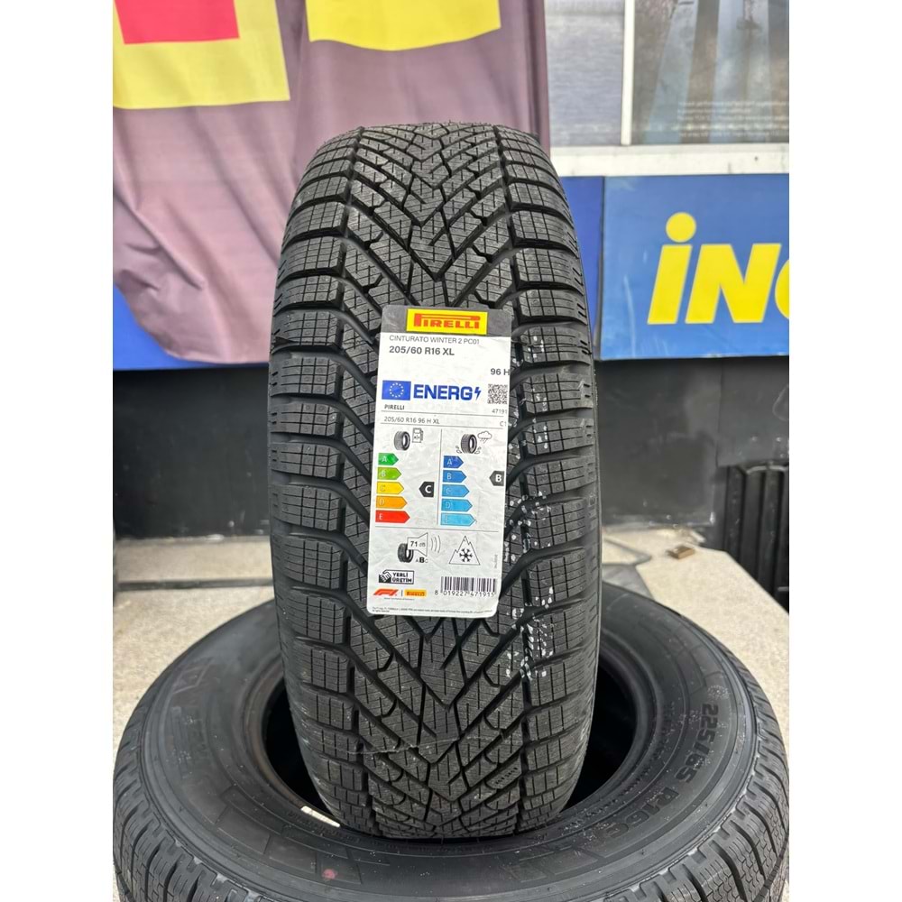 205/60R16 96H XL Pirelli Cinturato Winter 2 M+S 3PMSF