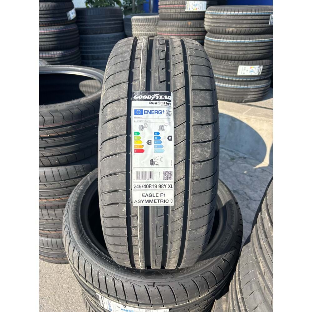 245/40R19 98Y XL Goodyear Eagle F1 Asymmetric 3 Rof *