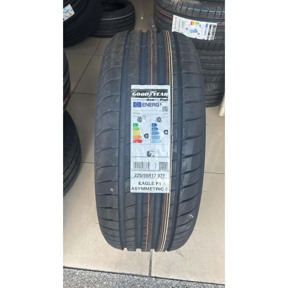 225/55R17 97Y Goodyear Eagle F1 Asymmetric 3 Rof *