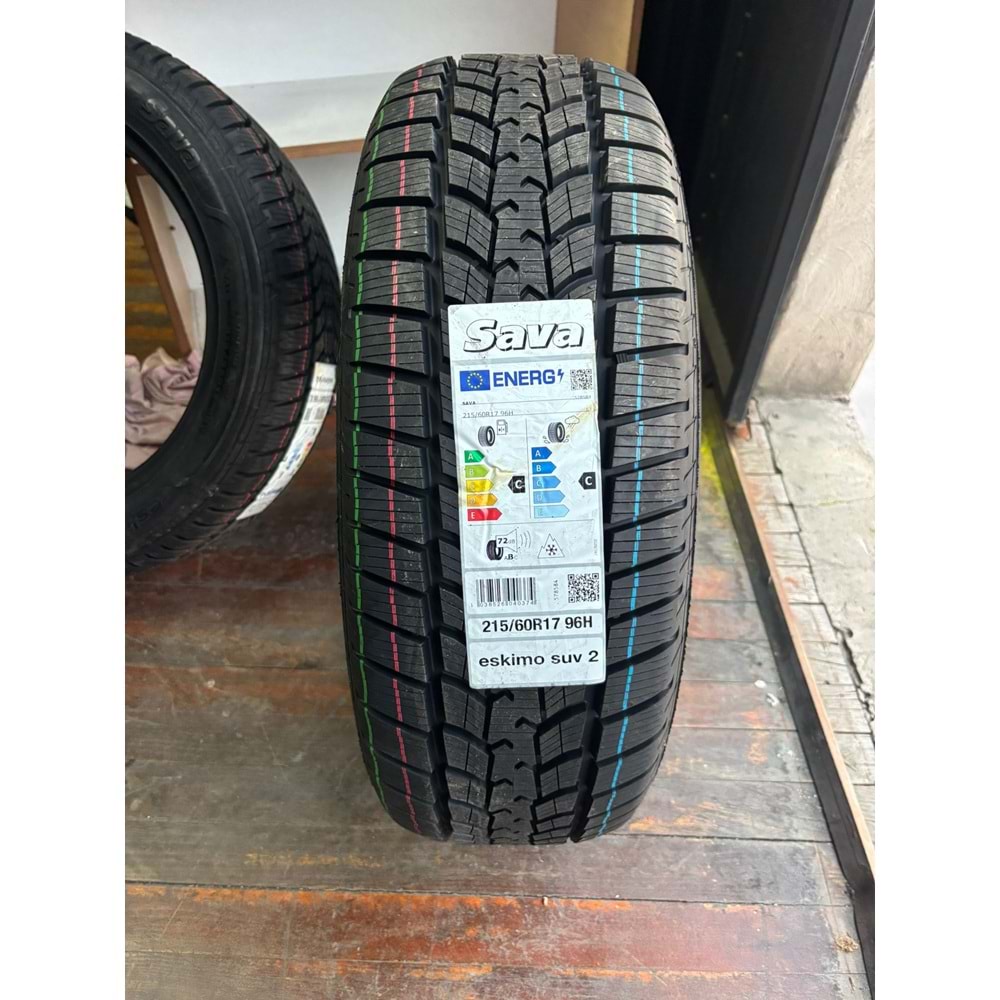 215/60R17 96H Sava Eskimo Suv 2 M+S 3PMSF