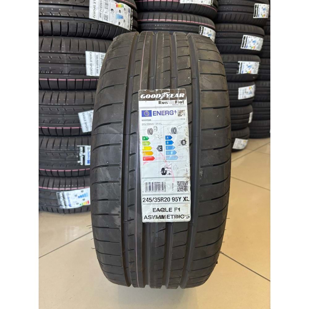 245/35R20 95Y XL Goodyear Eagle F1 Asymmetric 5 * Rof FP