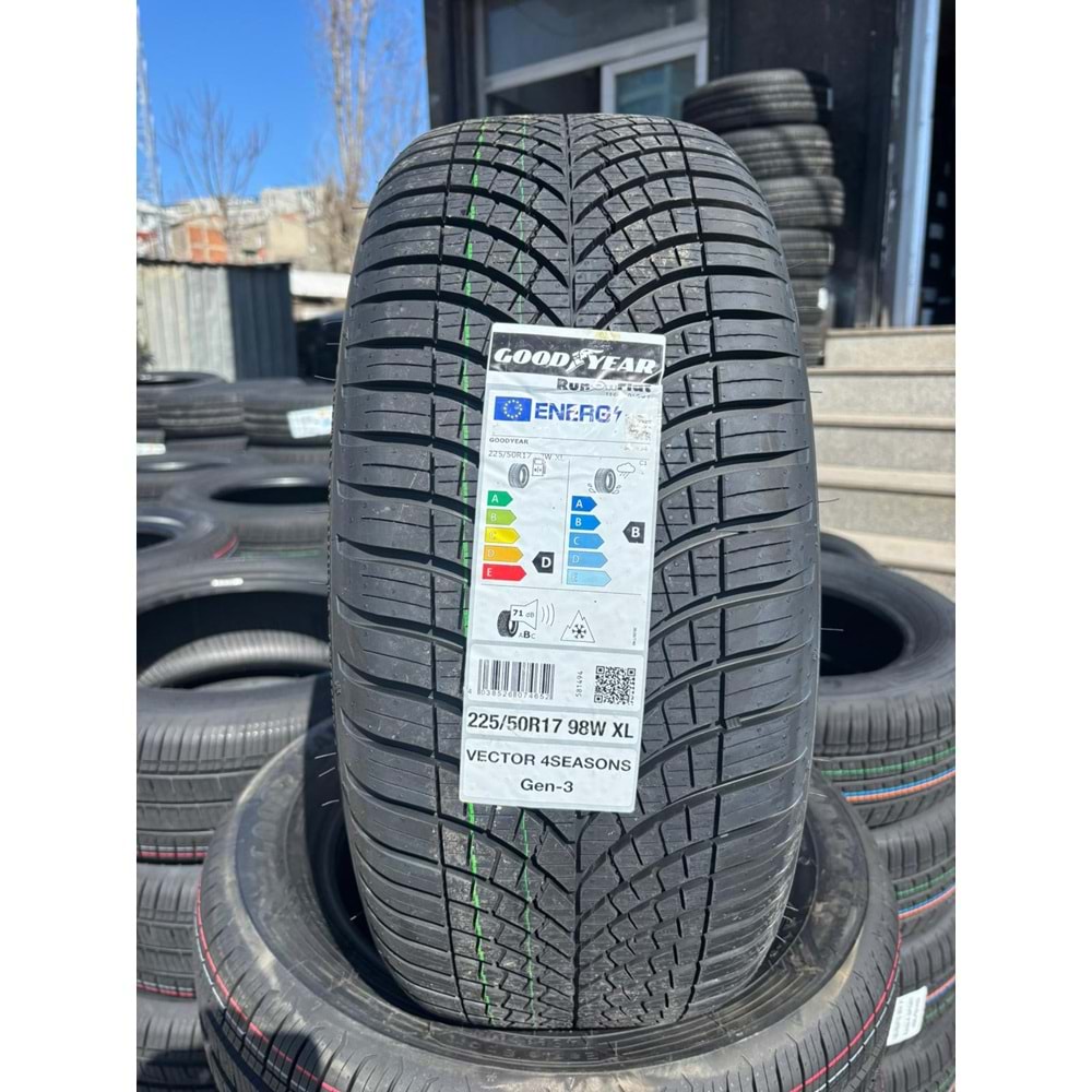 225/50R17 98W XL Goodyear Vector 4Seasons Gen-3 Rof FP
