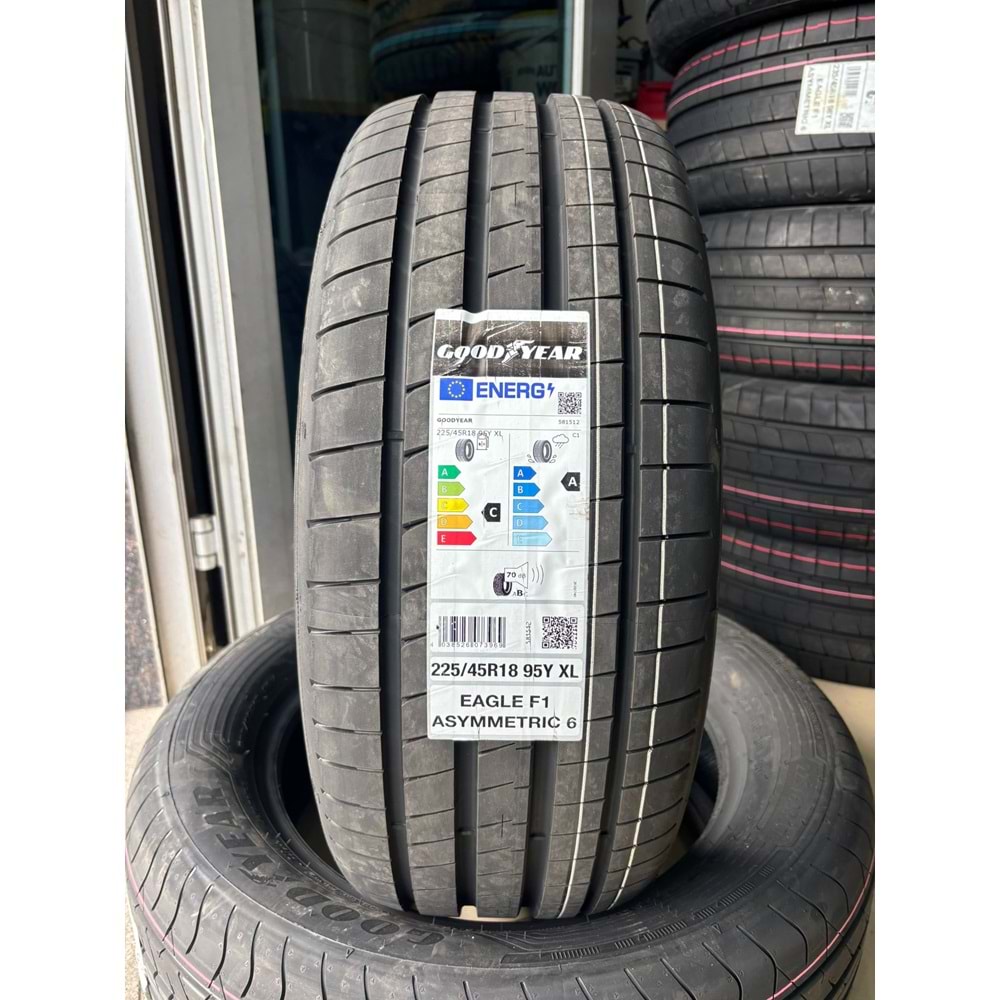 225/45R18 95Y XL Goodyear Eagle F1 Asymmetric 6 FP