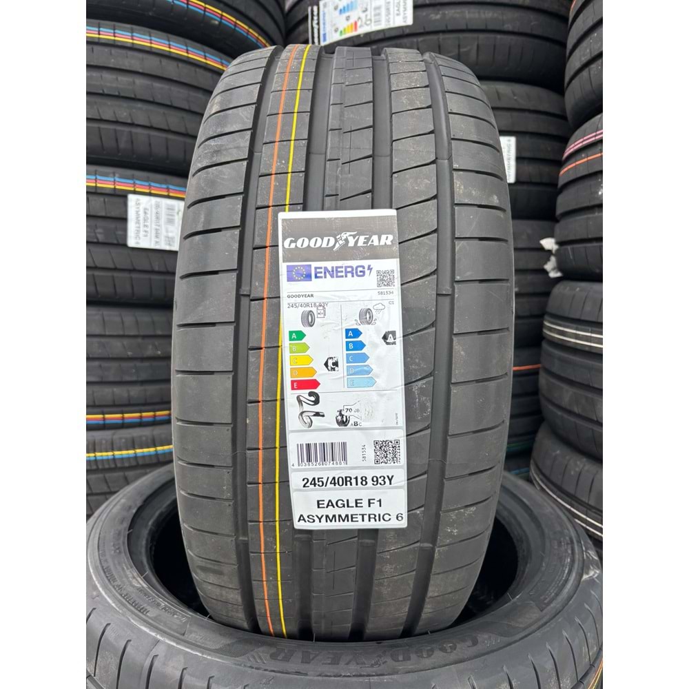 245/40R18 93Y Goodyear Eagle F1 Asymmetric 6 FP