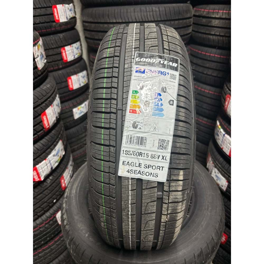 185/60R15 88V XL Goodyear Eagle Sport 4Seasons