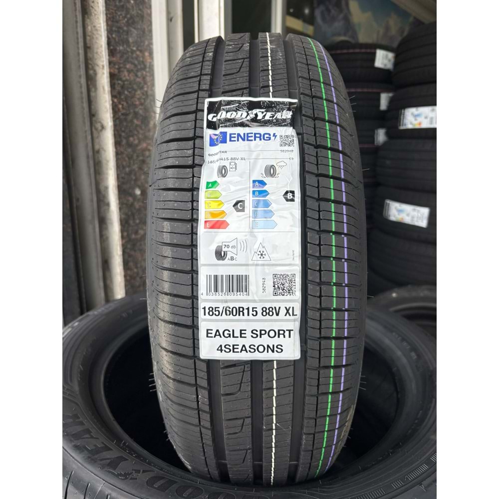 185/60R15 88V XL Goodyear Eagle Sport 4Seasons