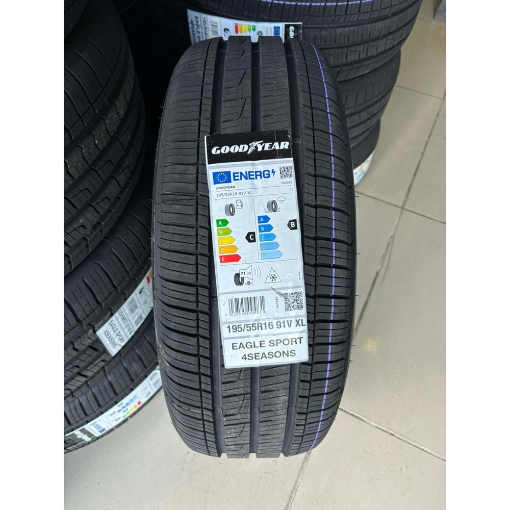 195/55R16 91V XL Goodyear Eagle Sport 4Seasons