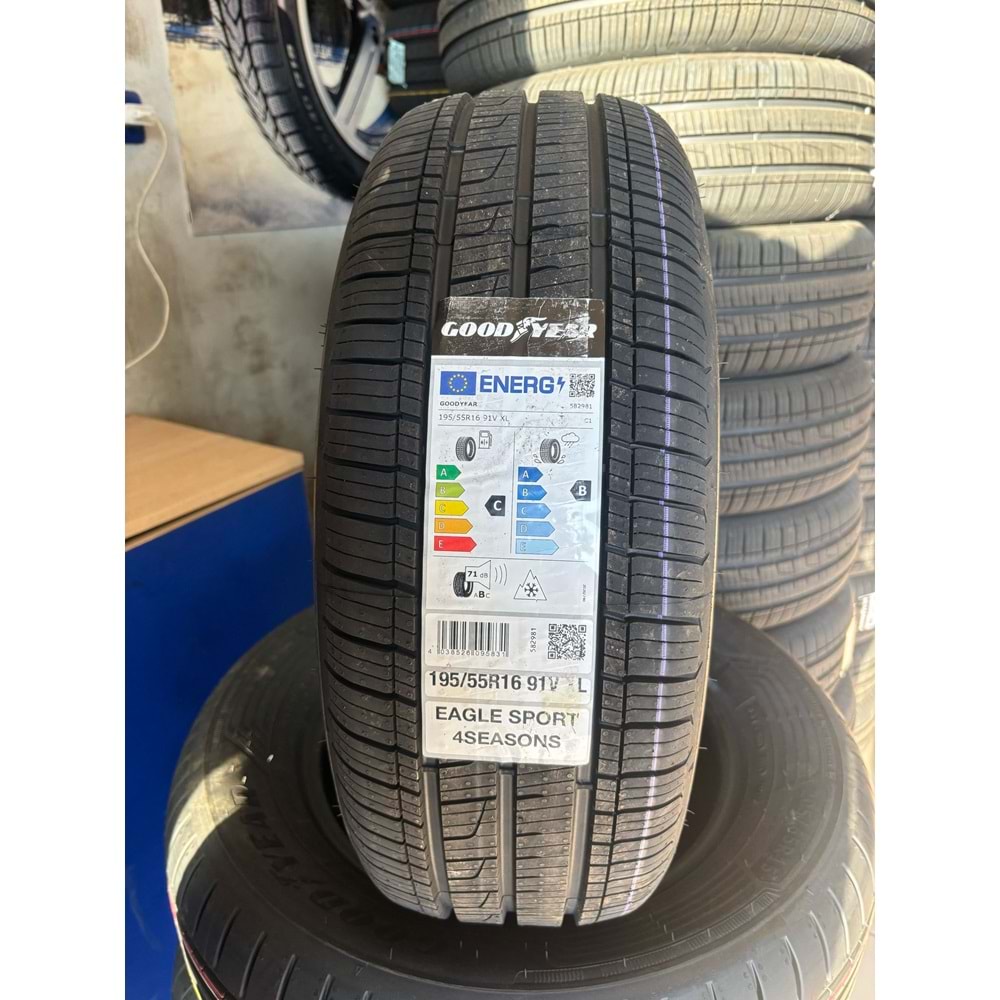 195/55R16 91V XL Goodyear Eagle Sport 4Seasons