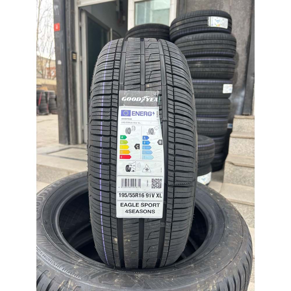 195/55R16 91V XL Goodyear Eagle Sport 4Seasons