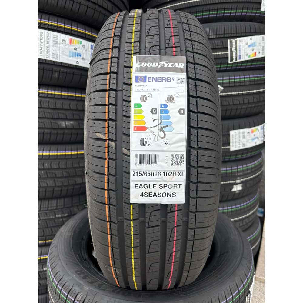 215/65R16 102H XL Goodyear Eagle Sport 4Seasons