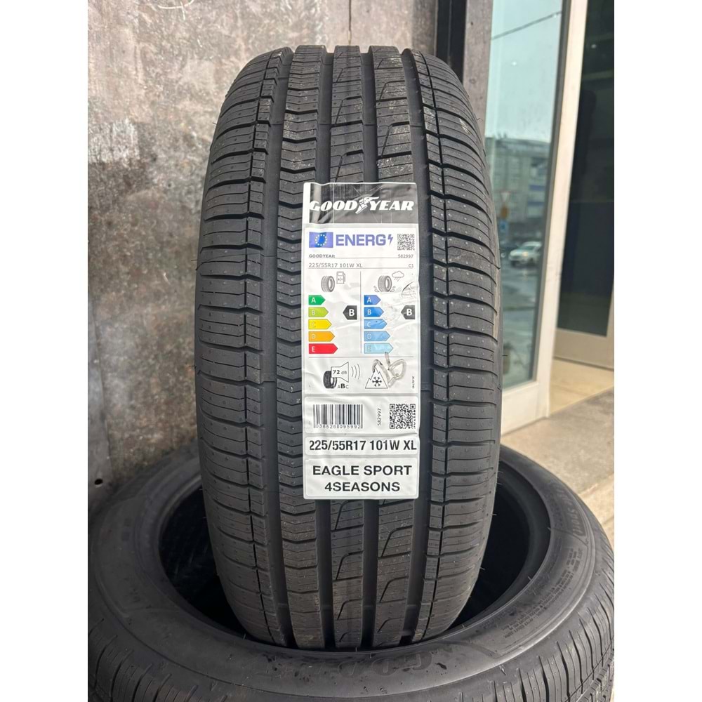 225/55R17 101W XL Goodyear Eagle Sport 4Seasons