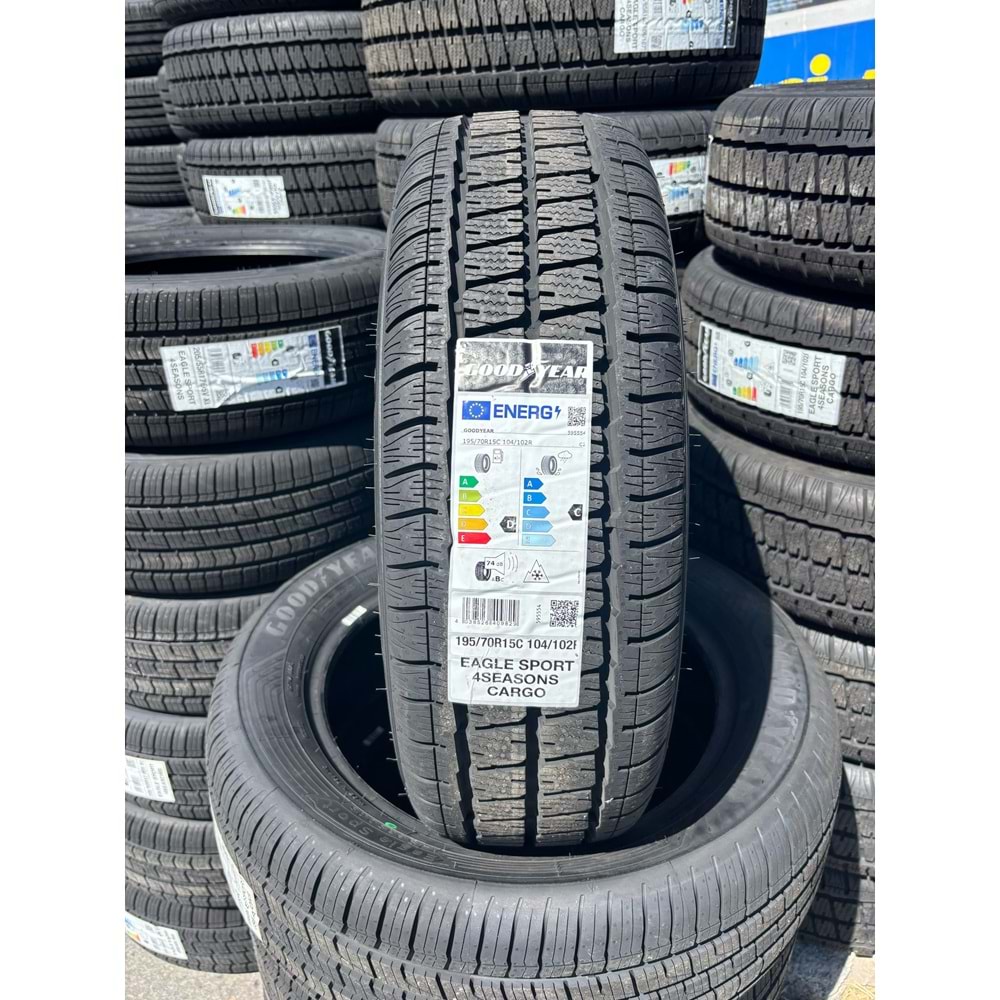 195/70R15C 104/102R Goodyear Eagle Sport 4Season Cargo M+S 3PMSF