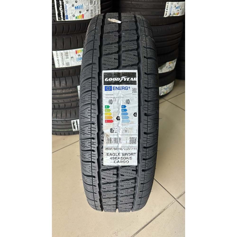 205/75R16C 113/111R Goodyear Eagle Sport 4Seasons Cargo M+S 3PMSF