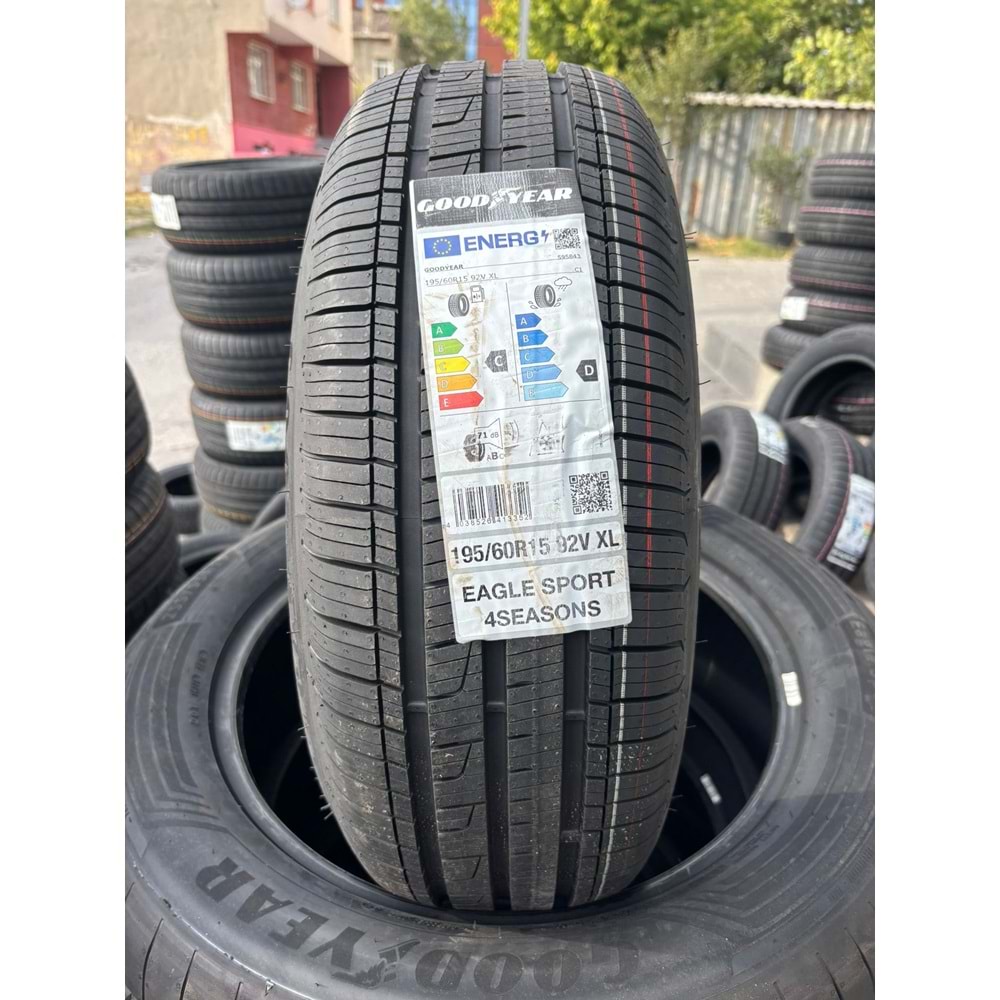 195/60R15 92V XL Goodyear Eagle Sport 4Seasons M+S 3PMSF