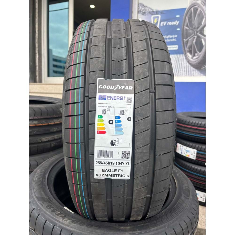 255/45R19 104Y XL Goodyear Eagle F1 Asymmetric 6 Ev Fp