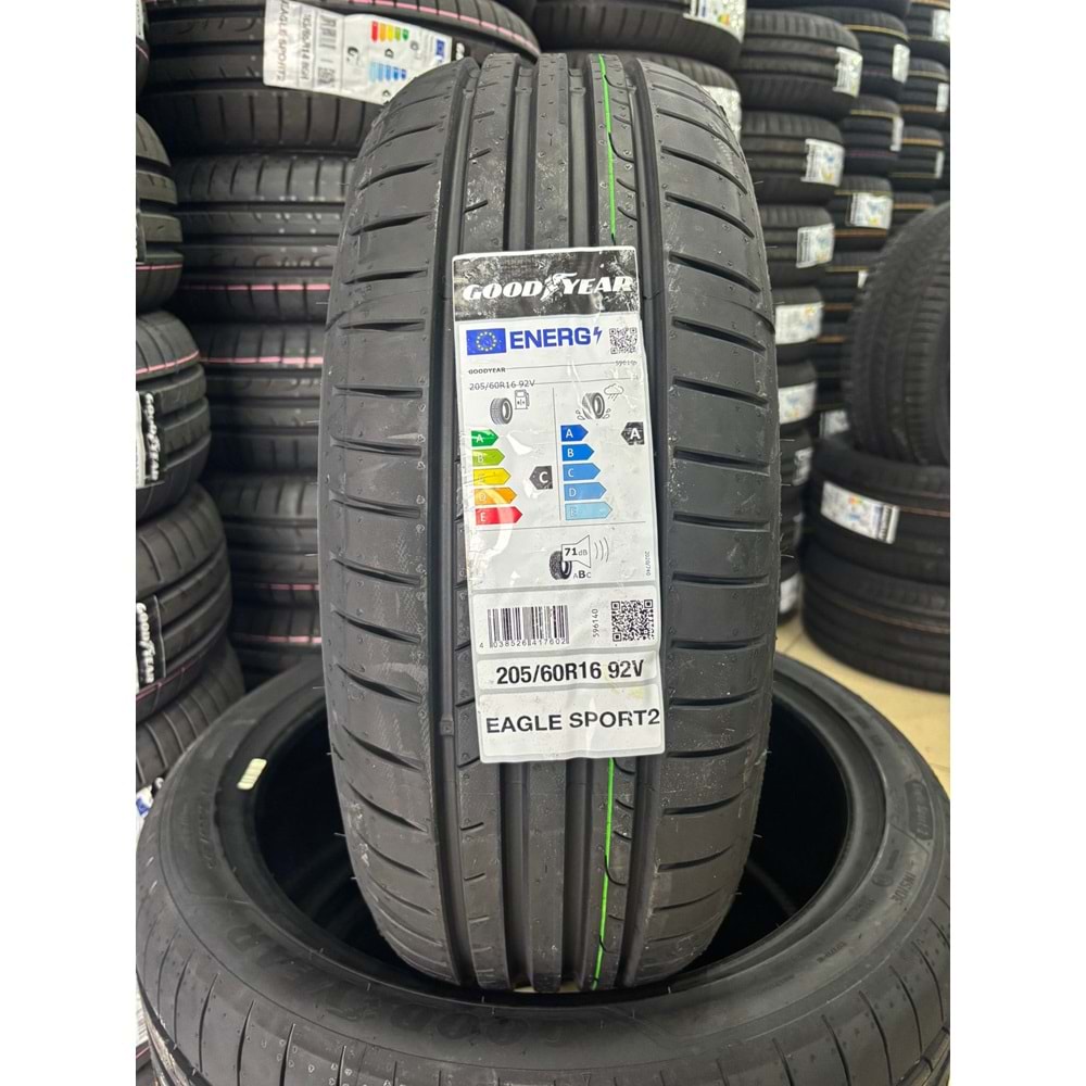 205/60R16 92V Goodyear Eagle Sport 2