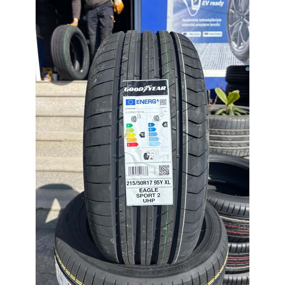 215/50R17 95Y XL Goodyear Eagle Sport 2 Uhp
