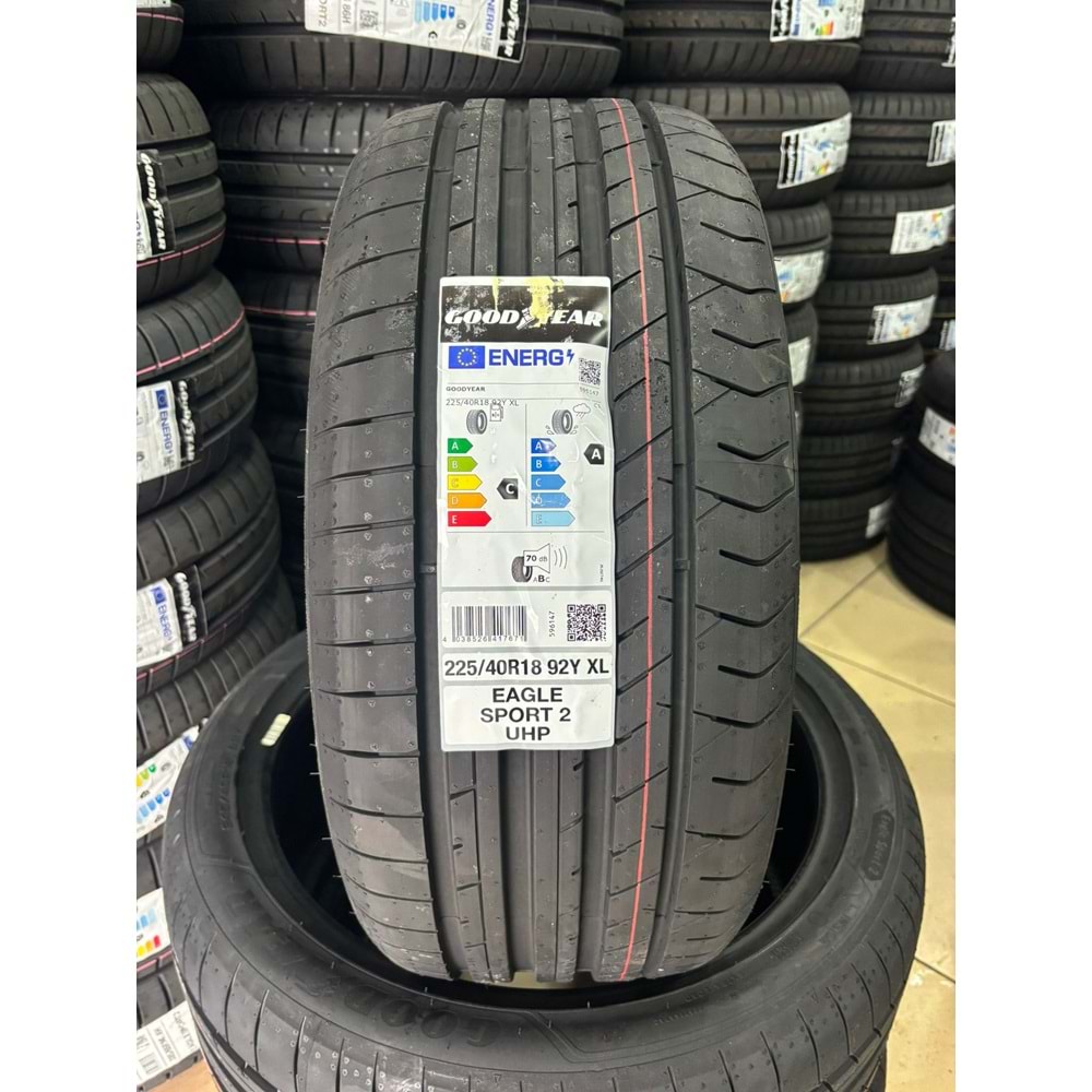225/40R18 92Y XL Goodyear Eagle Sport 2 Uhp FP