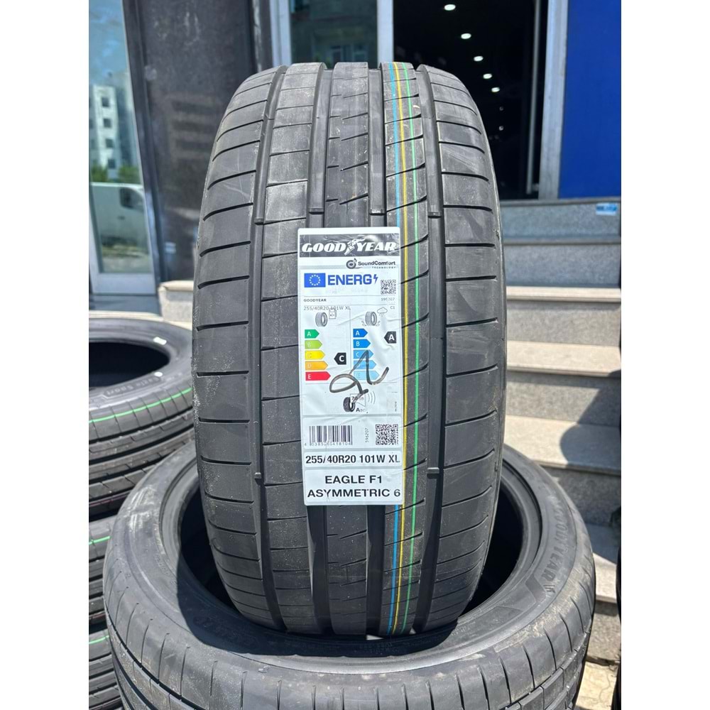 255/40R20 101W XL Goodyear Eagle F1 Asymmetric 6 Sct Fp