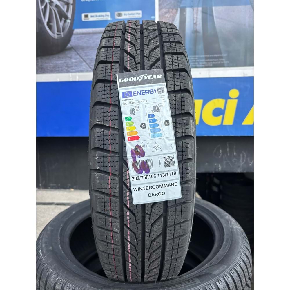 205/75R16C 113/111R Goodyear WinterCommand Cargo M+S 3PMSF