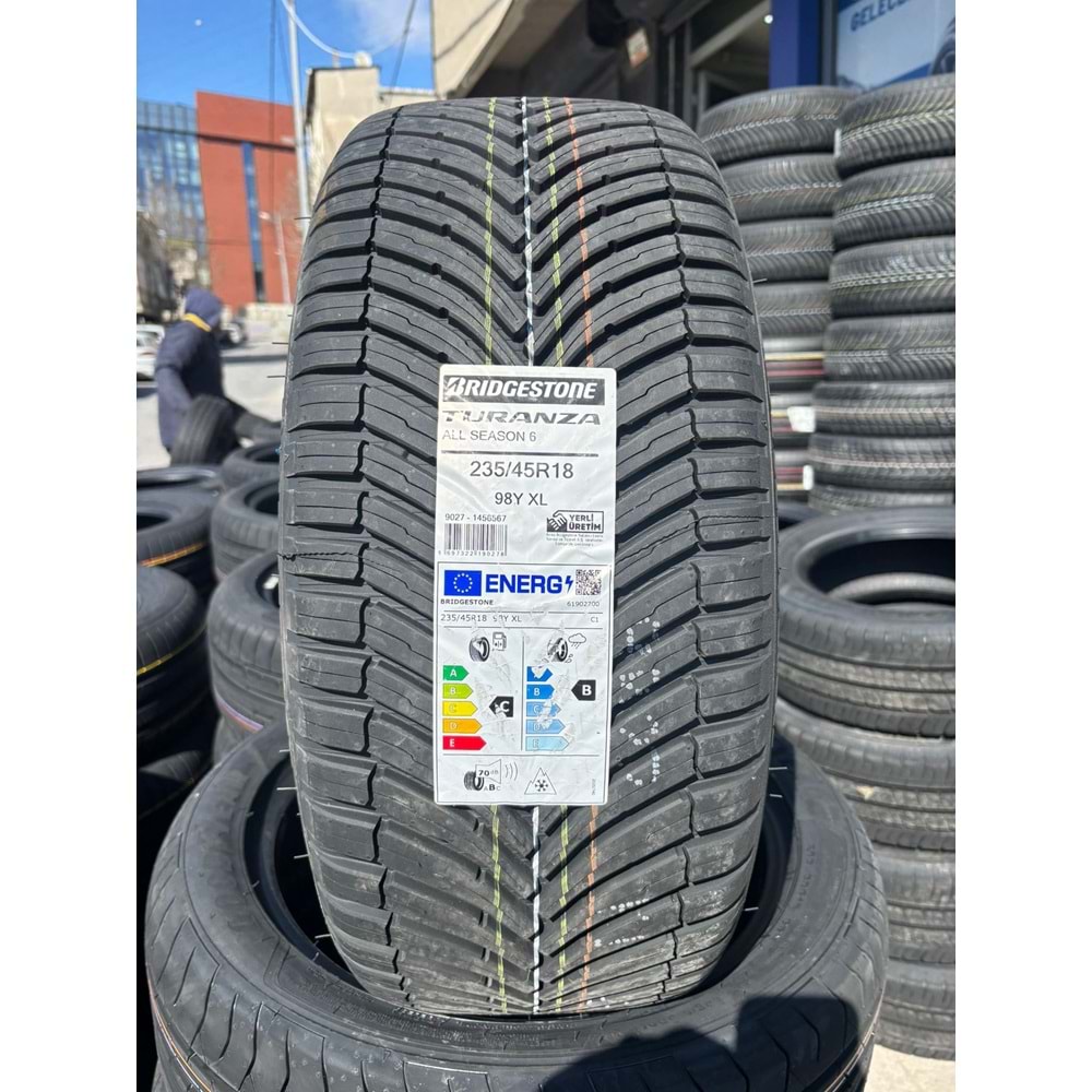 235/45R18 98Y XL Bridgestone Turanza All Season 6