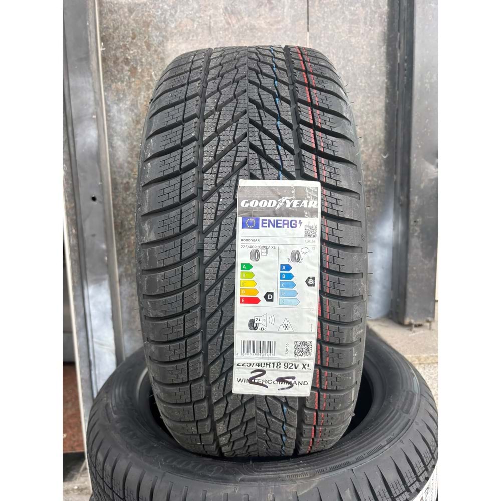 225/40R18 92V XL Goodyear WinterCommand Fp M+S 3PMSF