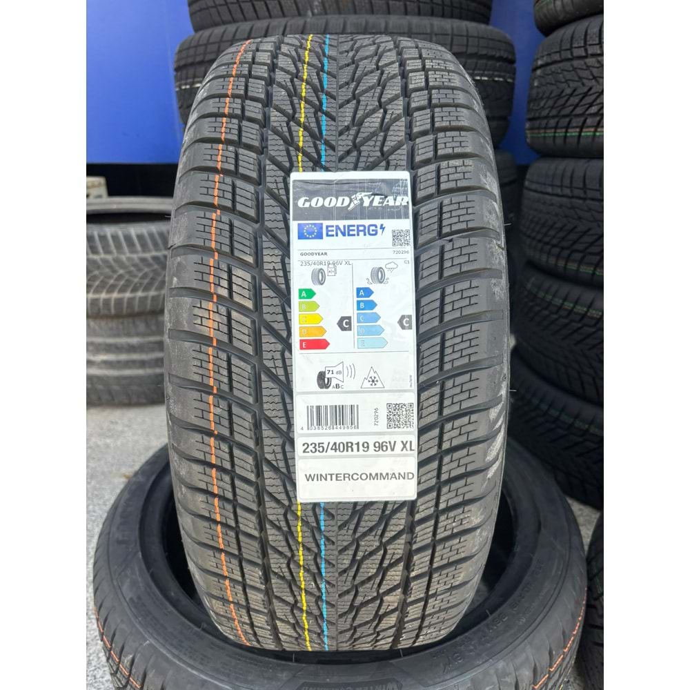 235/40R19 96V XL Goodyear WinterCommand Fp M+S 3PMSF