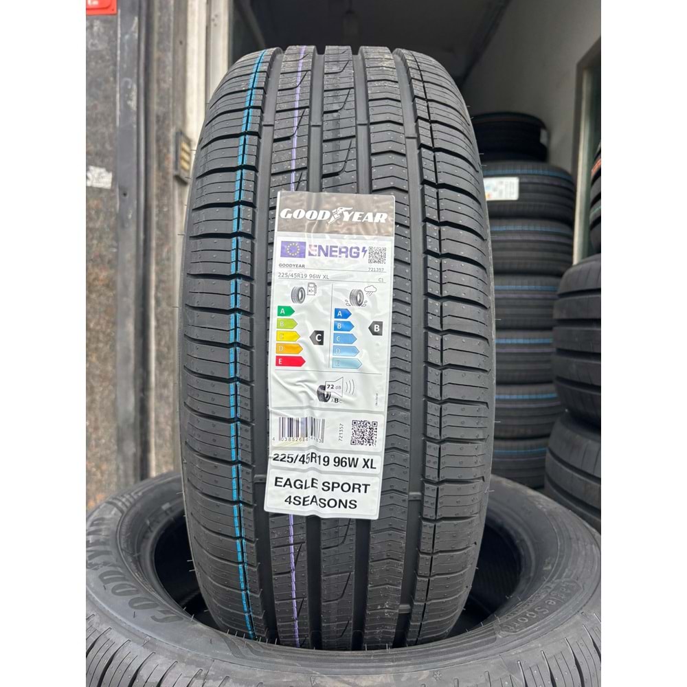 225/45R19 96W Goodyear Eagle Sport 4Seasons