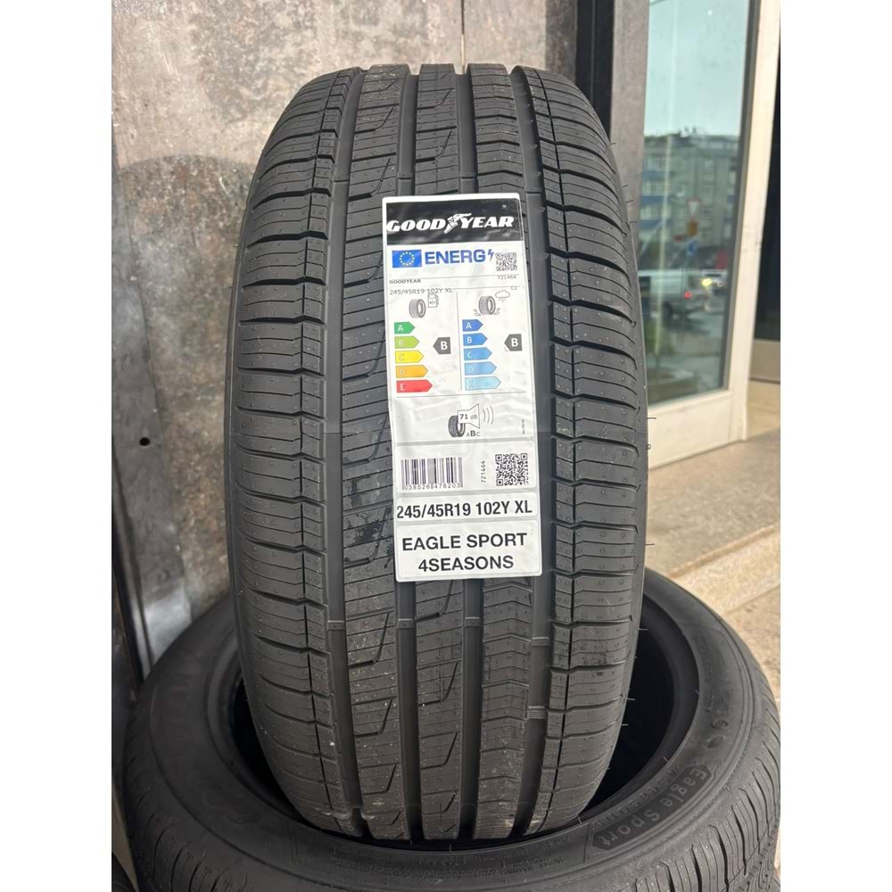 245/45R19 102Y XL Goodyear Eagle Sport 4Seasons