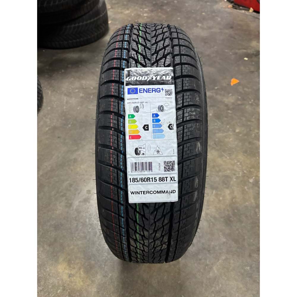185/60R15 88T XL Goodyear WinterCommand M+S 3PMSF