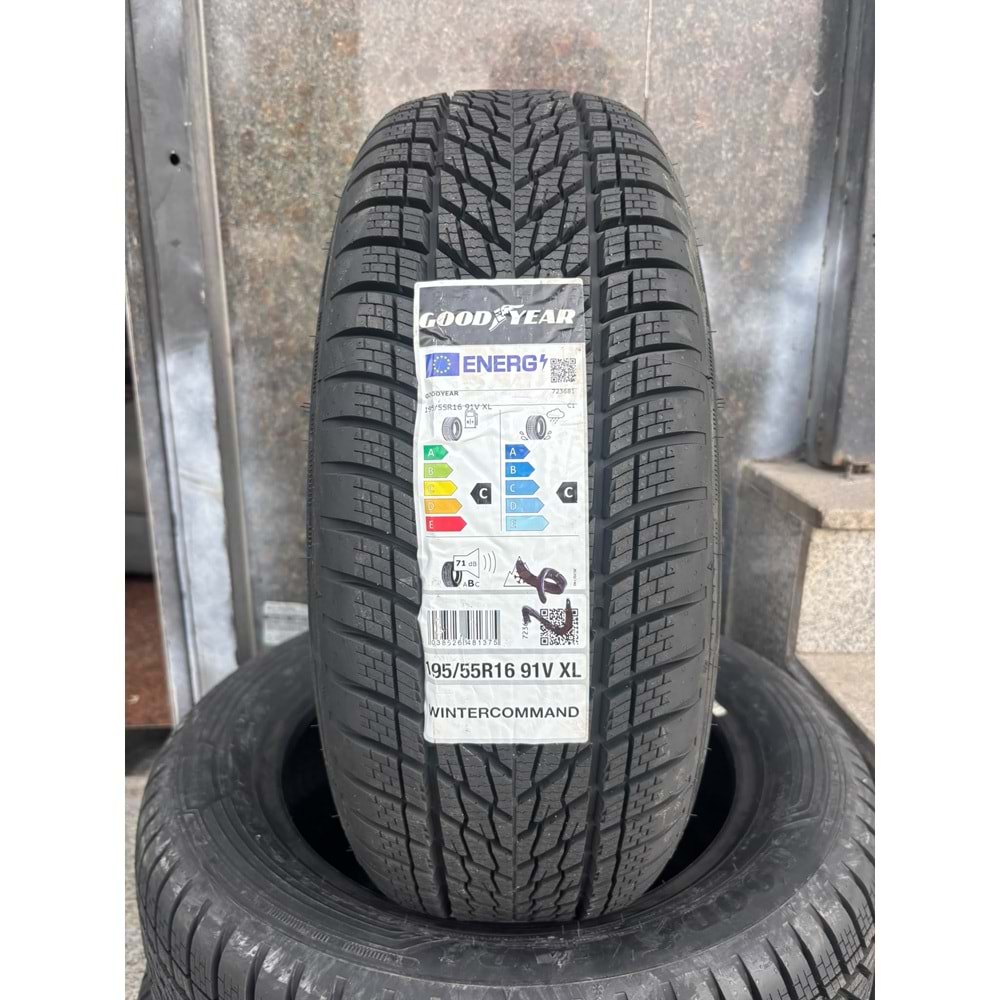 195/55R16 91V XL Goodyear WinterCommand M+S 3PMSF