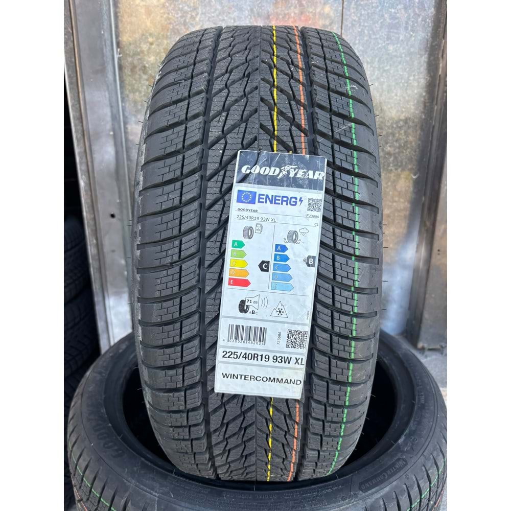 225/40R19 93W XL Goodyear WinterCommand Fp M+S 3PMSF
