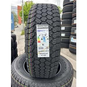 255/65R19 114H XL Goodyear Wrangler At Adventure Lr M+S 3PMSF