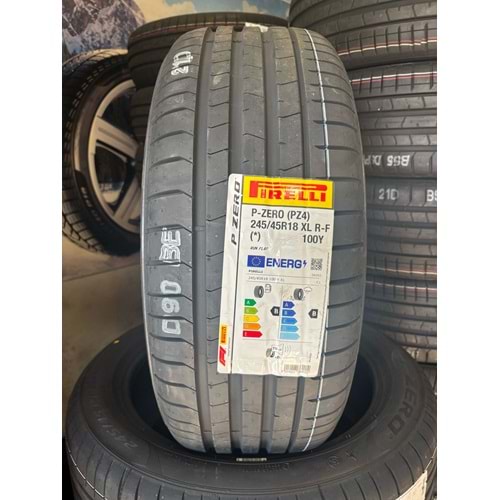 245/45R18 100Y XL Pirelli P-zero Pz4 RFT *