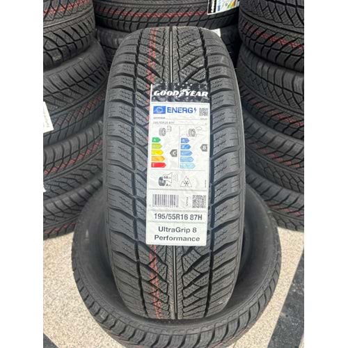 195/55R16 87H Goodyear Ultragrip 8 Performance * M+S 3PMSF