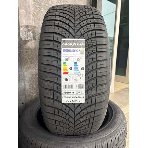 255/50R19 107W XL Goodyear Vector 4Seasons Gen-3 Ev Fp M+S 3PMSF