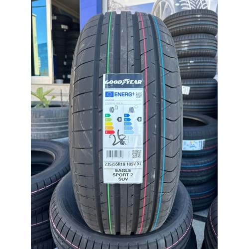 235/55R19 105V XL Goodyear Eagle Sport 2 Suv