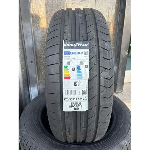 225/55R17 101Y XL Goodyear Eagle Sport 2 Uhp FP