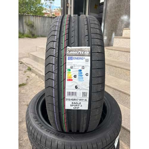 215/45R17 91Y XL Goodyear Eagle Sport 2 Uhp Fp