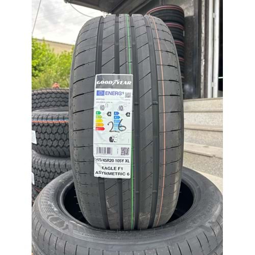 255/45R20 105Y XL Goodyear Eagle F1 Asymmetric 6 *