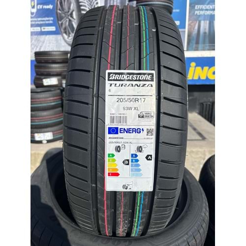 205/50R17 93W XL Bridgestone Turanza 6