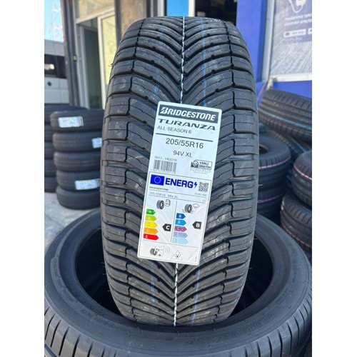 205/55R16 94V XL Bridgestone Turanza All Season 6 M+S 3PMSF