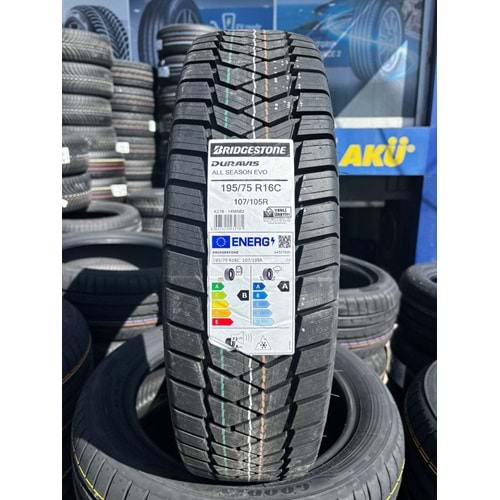 195/75R16C 107/105R Bridgestone Duravis All Season EVO M+S 3PMSF