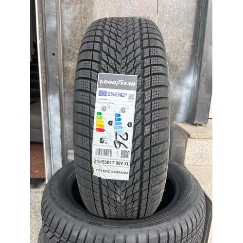 215/55R17 98V XL Goodyear WinterCommand M+S 3PMSF