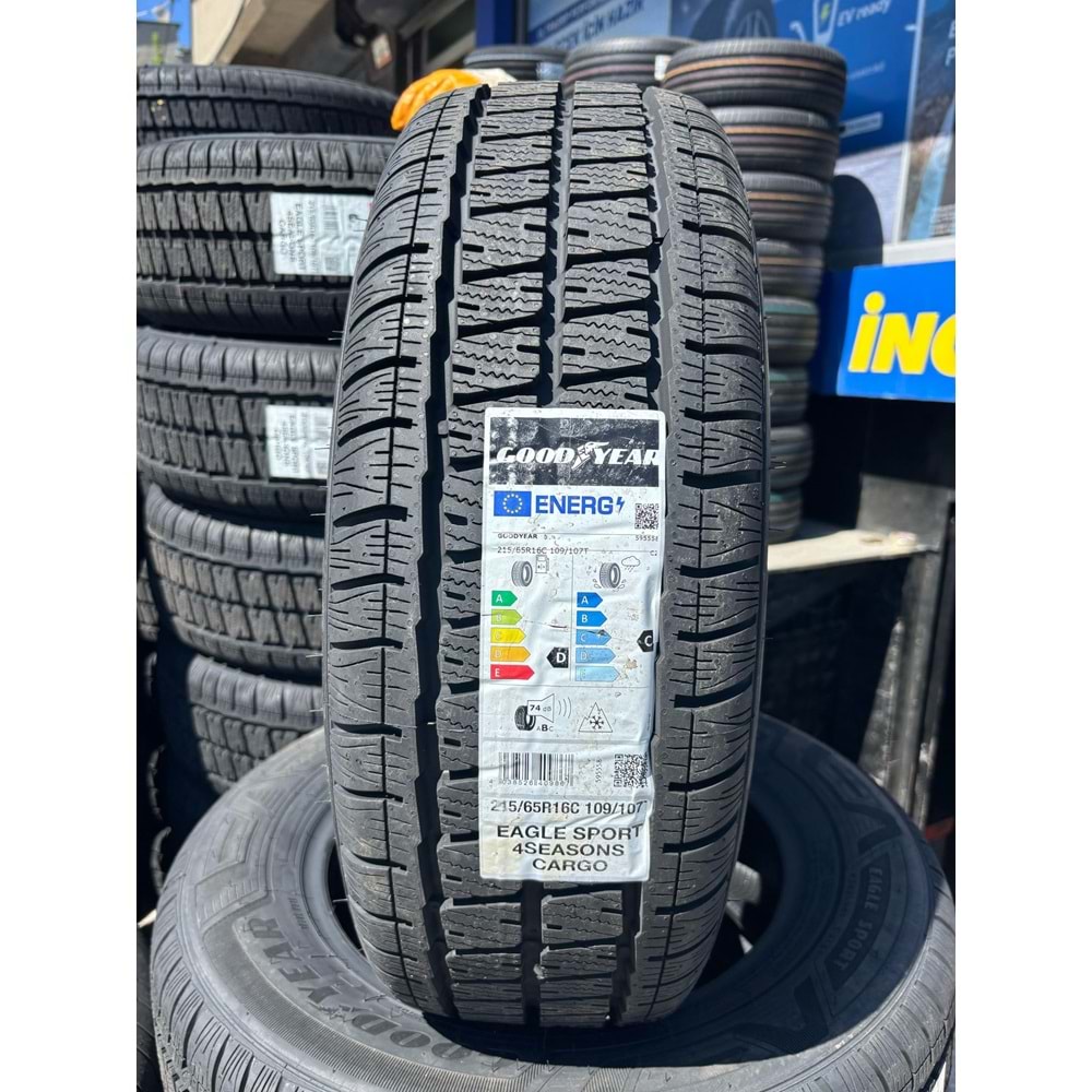 215/65R16C 109/107T Goodyear Eagle Sport 4Seasons Cargo M+S 3PMSF